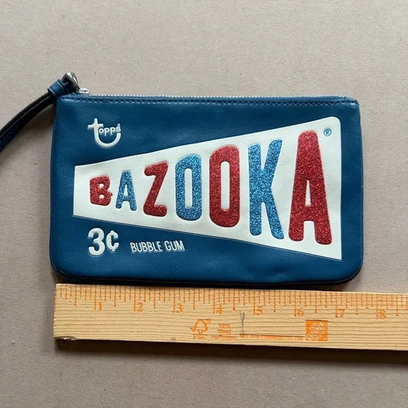 Coach Blue and Red Bazooka Wristlet Clutch - Picture 2 of 4